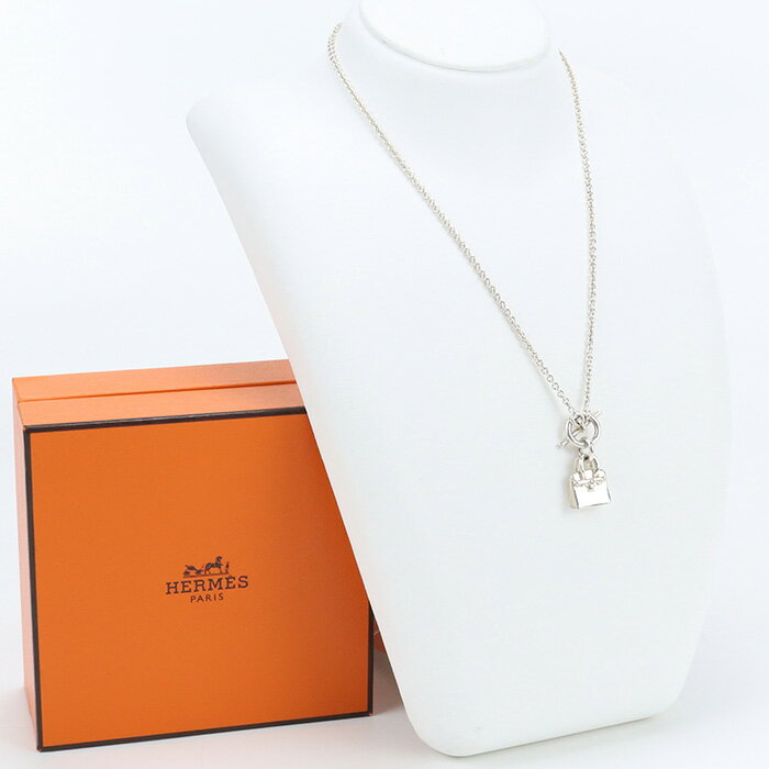 【中古良品】エルメス(HERMES) アミュレット バーキン ネックレス シルバー925 ブランド 【ランク：A】 us-2 レディース