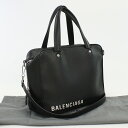 【中古良品】バレンシアガ(BALENCIAGA) トライアングル スクエアS カーフ 513999 1000 ブラック系　【ランク：A】 us-2 2WAY ハンドバッグ レディース