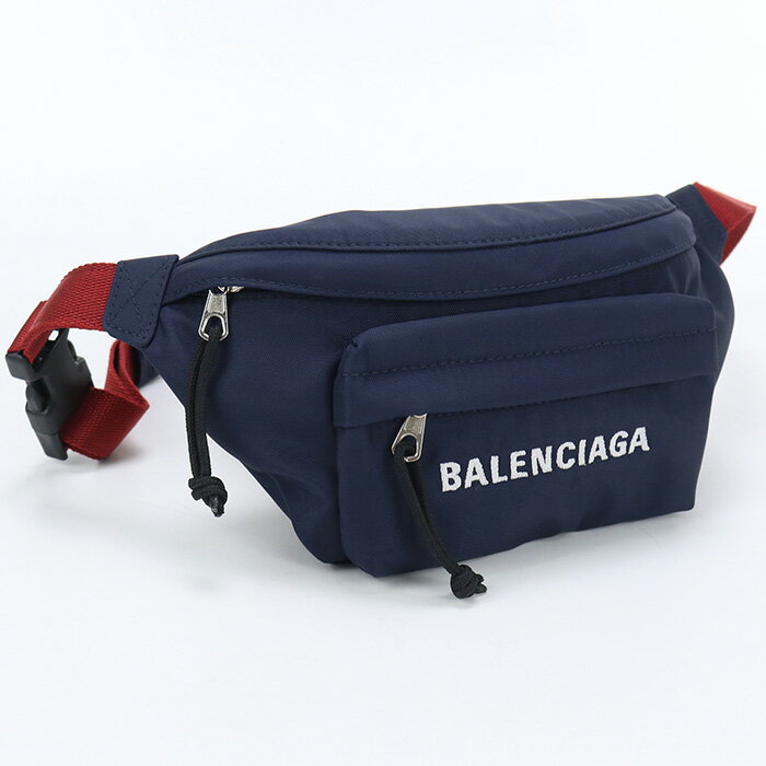 【中古良品】バレンシアガ(BALENCIAGA) ベルトバッグS ナイロン 569978 ネイビー系　【ランク：A】 us-2 メンズ