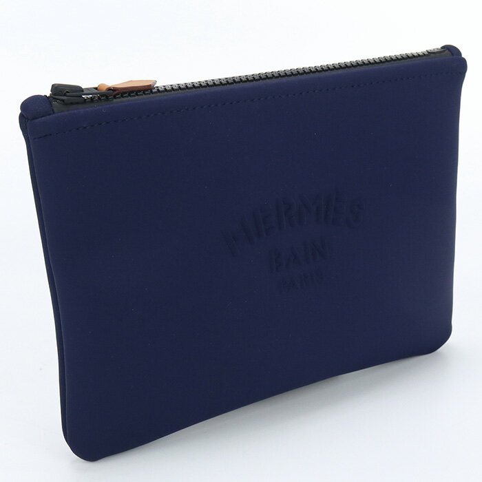 【中古・未使用】エルメス(HERMES) ネオバインPM ブランド ポーチ ネイビー 【ランク：S】 us-1 メンズ レディース