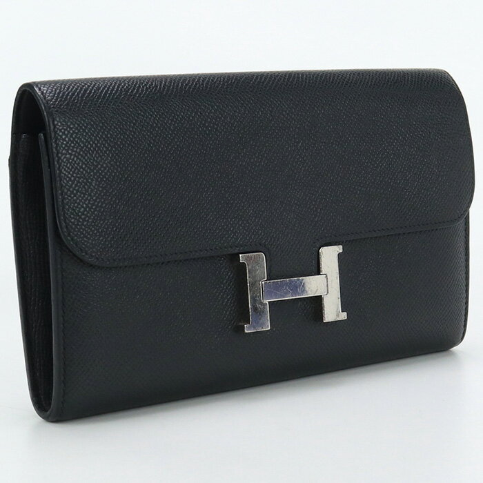 【中古】エルメス(HERMES) コンスタンスロング エプソン C刻印　ブラック系　【ランク：AB】 us-2 レディースのサムネイル
