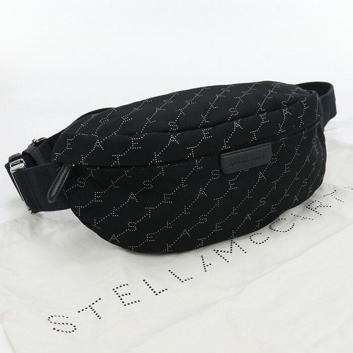 STELLAMcCARTNEY◇ウエストバッグ/ナイロン/BLK - ボディバッグ STELLAMcCARTNEY◇ウエストバッグ/ナイロン/BLK - ボディバッグ