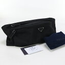 【中古良品】プラダ(PRADA) ベルトバッグ ボディバッグ 2VL132 ブラック【ランク:A】 us-2 メンズ