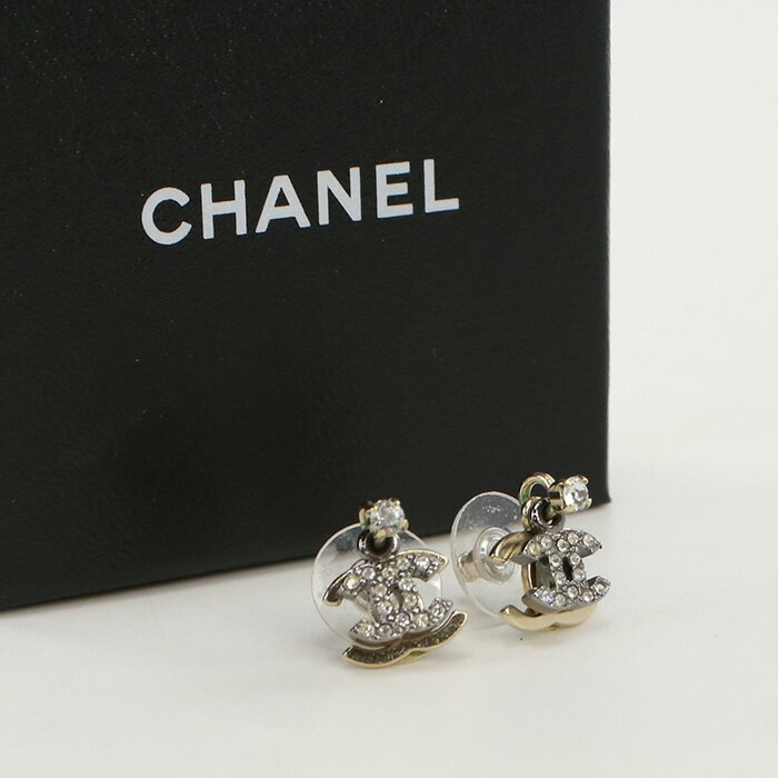 上品スタイル 楽天市場】(シャネル)chanel ラインストーン ピアスの通販 ピアス