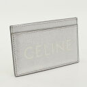 【中古良品】セリーヌ(CELINE) カードホルダー レザー 10B70 シルバー系【ランク:A】 us-2 レディース(4)