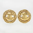 【中古】シャネル(CHANEL) ヴィンテージ イヤリング メタル ゴールド【ランク:AB】 us-2 レディース