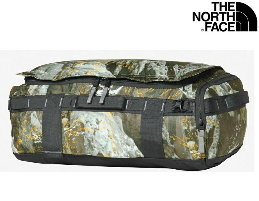 THE NORTH FACE (ノースフェイス) NM82380 ベースキャンプボイジャーライト 32L/Base Camp Voyager Lite 32L/(FA)ファルコンブラウンコンラッドノーツプリント×アスファルトグレー/ダッフルバッグ