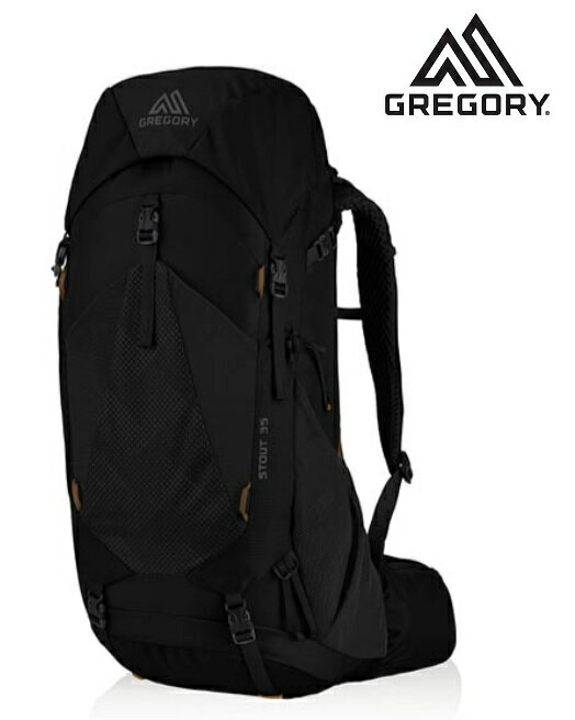 GREGORY グレゴリー スタウト35 バックホーンブラック/STOUT 35/リュック/ザック/バックパック/登山/アウトドア