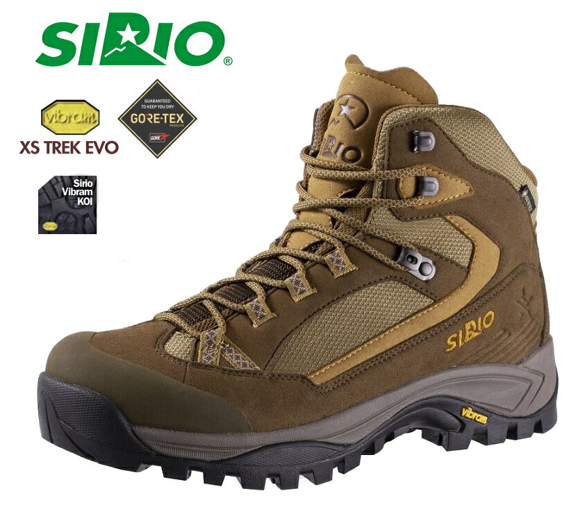 SIRIO (シリオ) P.F.302 3E /GTX/GORE-TEX/PF302/登山靴/マロン/トレッキングシューズ/ユニセックス