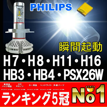 瞬間点灯 8000ルーメン【送料無料】PHILIPS 1年保証 LEDフォグランプ H7 H8 H11 H16 HB3 HB4 PSX26W イエロー ホワイト LEDヘッドライト LEDライト LED フォグ LEDバルブ