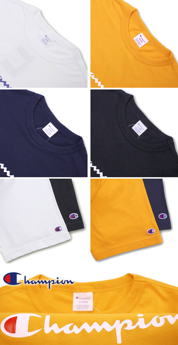 大きいサイズ メンズ Champion(チャンピオン) ベーシック ロゴプリントTシャツ 半...