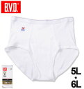 大きいサイズ メンズ B.V.D. ブリーフ ホワイト 5L 6L(4)