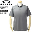 大きいサイズ メンズ OAKLEY(オークリー) ゴルフ ヘザー半袖ポロシャツ ブラック GRAVITY POLO/XL XXL 送料無料