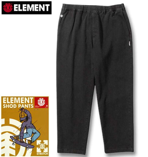 大きいサイズ メンズ ELEMENT SHOD デニムパンツ ブラック 3L 4L 5L 6L 送料無料 大きいサイズ メンズ ELEMENT SHOD デニムパンツ ブラック 3L 4L 5L 6L 送料無料