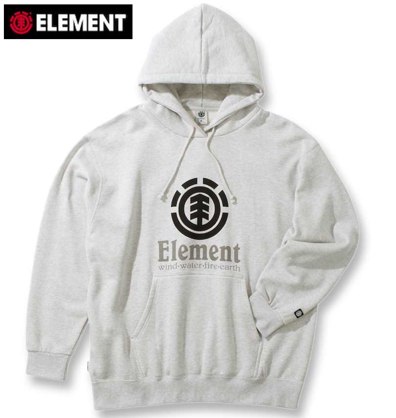 楽天大きいサイズの専門店ビックリベロ大きいサイズ メンズ ELEMENT VERTICAL プルパーカー ホワイトヘザー 3L 4L 5L 6L 送料無料