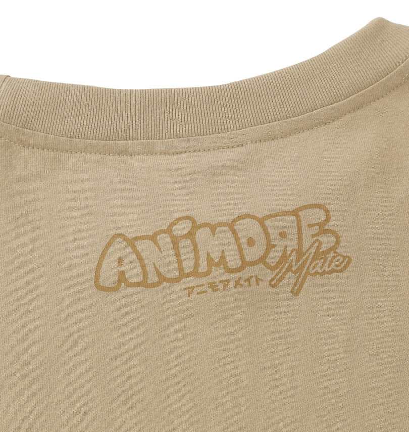 大きいサイズ メンズ ANIMORE Mate 天竺 フサギさん 半袖 Tシャツ ベージュ 3L 4L 5L 6L 8L
