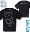 大きいサイズ メンズ NECOBUCHI-SAN DRYハニカムメッシュ半袖Tシャツ ブラック 3L 4L 5L 6L