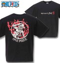 大きいサイズ メンズ ONE PIECE ワンピース エース半袖Tシャツ ブラック 3L 4L 5L 6L 8L