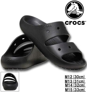 大きいサイズ メンズ crocs クロックス サンダル (CLASSIC SANDAL2.0) ブラック M12/30cm M13/31cm M14/32cm M15/33cm 送料無料