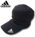 大きいサイズ メンズ adidas アディダス アクリル オスロキャップ ブラック 4L/62~65cm 送料無料