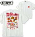 大きいサイズ メンズ SHELTY 天竺 プリント ポケット付 半袖 Tシャツ オフホワイト 3L 4L 5L 6L 8L 送料無料