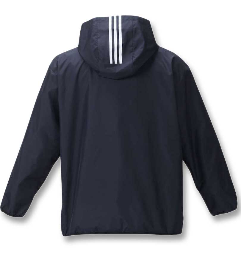 大きいサイズ メンズ adidas アディダス ウーブンフードジャケット ダークネイビー...