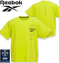 大きいサイズ メンズ Reebok 4ベクターグラフィック 半袖 Tシャツ イエロー 3L 4L 5L 6L 8L 送料無料