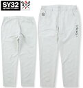 大きいサイズ メンズ SY32 by SWEET YEARS ゴルフ エンボス ストレッチ パンツ グレー 3L 4L 5L 6L 送料無料