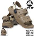 大きいサイズ メンズ crocs クロックス サンダル CLASSIC ALL TERRAIN SANDAL カーキ マルチ M12/30cm M13/31cm M14/32cm M15/33cm 送料無料