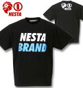 大きいサイズ メンズ NESTA BRAND ネスタブランド 天竺半袖Tシャツ ブラック 3L 4L 5L 6L 8L 送料無料