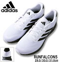 【全品5%OFFクーポン・ポイント5倍】大きいサイズ メンズ adidas アディダス スニーカー (RUNFALCON5) フットウェアホワイト 29cm 3...