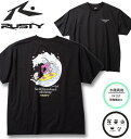 【全品5%OFFクーポン・ポイント5倍】大きいサイズ メンズ RUSTY PEARTEX UV 半袖 Tシャツ 水陸両用 ブラック 3L 4L 5L 6L 送料...