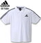 大きいサイズ メンズ adidas(アディダス) 半袖ポロシャツ ホワイト 3XO/2L 4XO/3L 5XO/4L 6XO/5L 7XO/6L 8XO/7L 送料無料