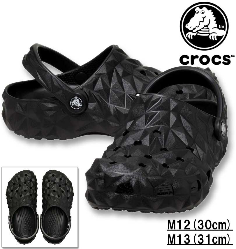 傫TCY Y crocs NbNX T_ (CLASSIC GEOMETRIC CLOG) ubN M12 30cm M13 31cm  