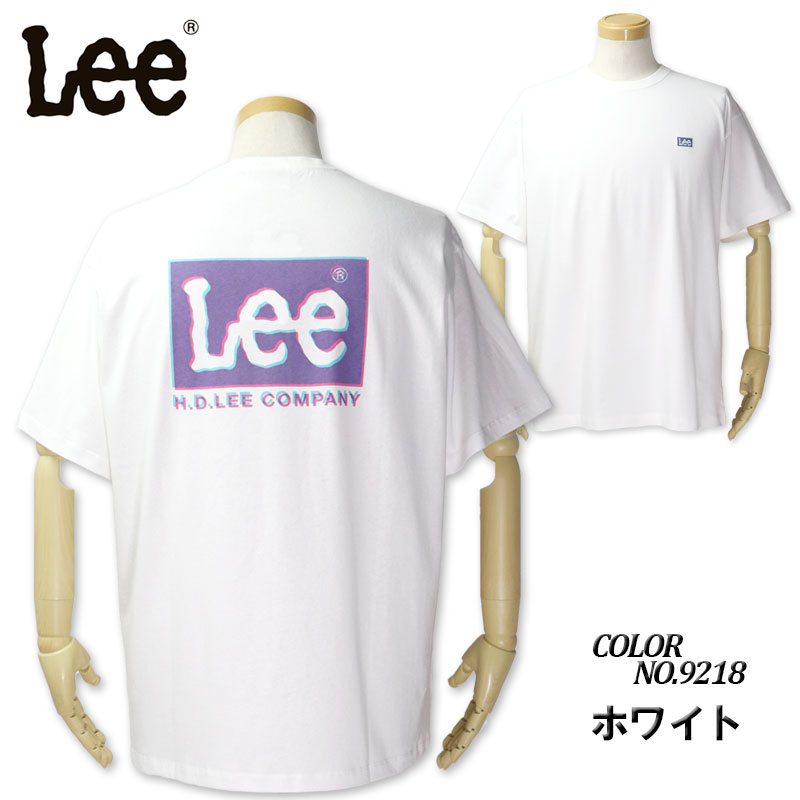 大きいサイズ メンズ Lee リー バックプリント 半袖 Tシャツ 3L 4L 5L 送料無料