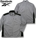 大きいサイズ メンズ Reebok ストレッチ ジャージ ジャケット グレー 3L 4L 5L 6L 8L 送料無料