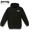 大きいサイズ メンズ THRASHER(スラッシャー) フーデッドフルジップワークジャケット ブラック 3L 4L 5L 6L 8L 送料無料(4)