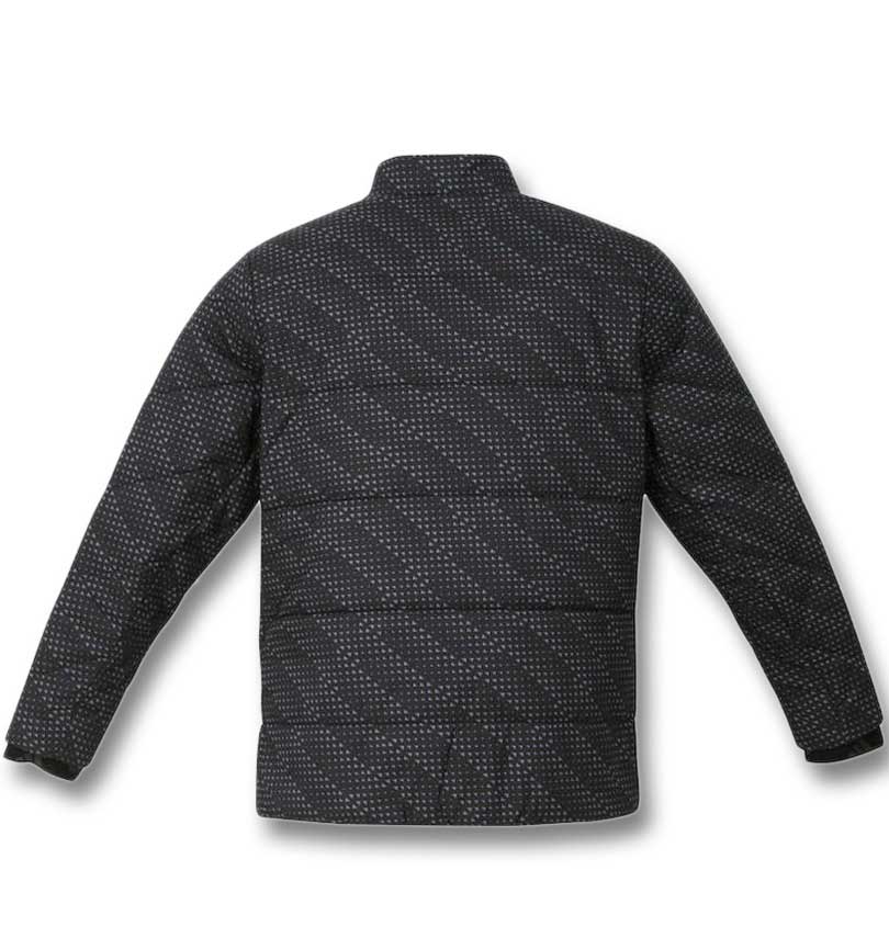 大きいサイズ メンズ adidas golf アディダスゴルフ BOSグラフィック 保温 中わたジャケット ブラック 3XL 送料無料 2