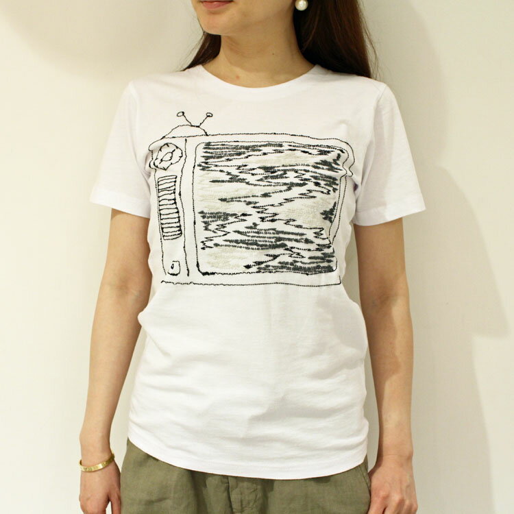 jimi roos(ジミ ルース)TS03661 guji10周年別注 刺繍Tシャツレディース 正規品