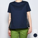 HERNO(ヘルノ)JG000224D CHIC COTTON JERSEY ＆ NEW TECHNO TAFFETA Tシャツ レディース 正規品