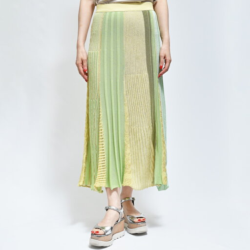 roberto collina(ロベルト コリーナ)T30065 マルチカラー スカート レディース 正規品 【SALE30】 roberto collina(ロベルト コリーナ)T30065 マルチカラー スカート レディース 正規品 【SALE30】