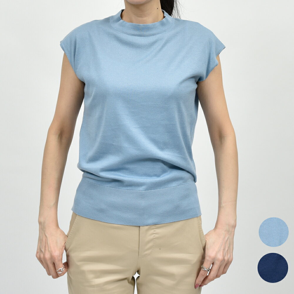 JOHN SMEDLEY(ジョンスメドレー)S4415 フレンチスリーブコットンニット 26055001030