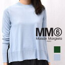 MM6 MAISON MARGIELA(エムエム6 メゾン マルジェラ)S52HA0092 サイドグログランテープ クルーネックニット 正規品 レディース 【S...