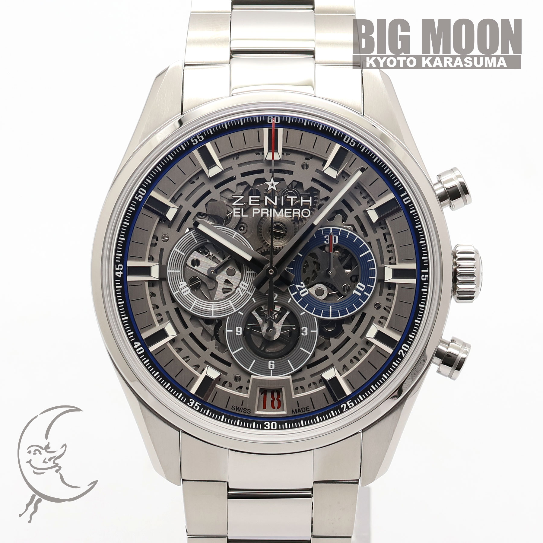 Rakuten - 【中古】ZENITH　ゼニス　クロノマスター　エル・プリメロ フルオープン　42mm　03.2081.400/78.M2040