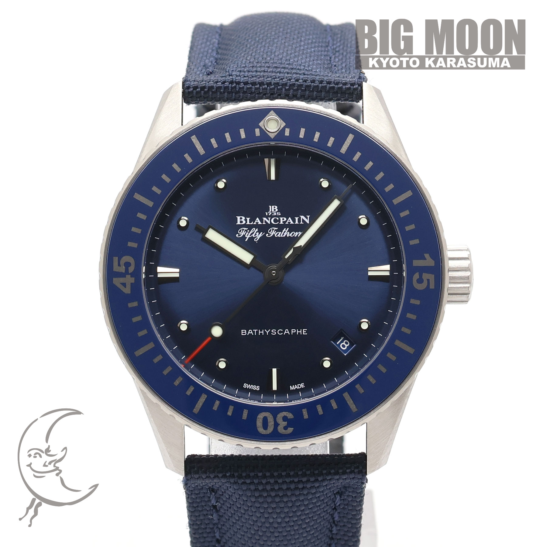 Rakuten - 【中古】BLANCPAIN　ブランパン　フィフティ ファゾムス バチスカーフ　38mm　5100-1140-O52A