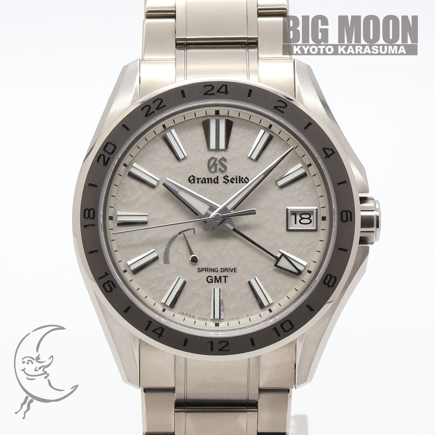 【中古】GRAND SEIKO　グランドセイコー　エヴォリューション9コレクション　朝霧　9Rスプリングドライブ GMT　SBGE285