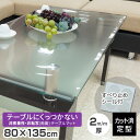 \8/1限定★エントリーでP10倍/ テーブルマット 非密着 + 両面非転写 厚み2mm 800×1350mm TR2-1358 80×135cm 長方形 80...