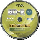 ● データ＆デジタルハイビジョン録画対応 BD-R ● 1〜4倍速 ● 容量：25GB(片面1層) ● 1回録画用 ●10枚 スピンドル ● ワイドホワイトレーベル(インクジェットプリンタ対応)