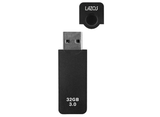 Lazos キャップ式USBフラッシュメモリ ブラック 32GB L-US32-CPB 送料無料 Lazos キャップ式USBフラッシュメモリ ブラック 32GB L-US32-CPB 送料無料