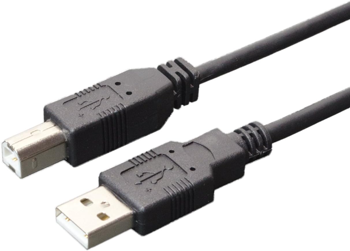 ミヨシ USB2.0ケーブル USB AtoB ブラック 2m USB-N20/BK